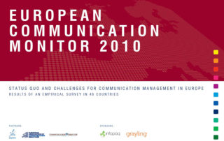 ECM European Communication Monitor Report 2010 communication management recession Job satisfaction Leadership Social Media