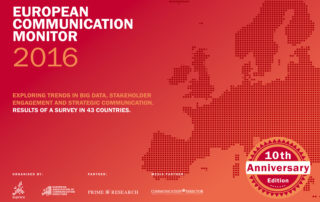 ECM European Communication Monitor Report 2016 Big Data Stakeholder Engagement Strategic Communication